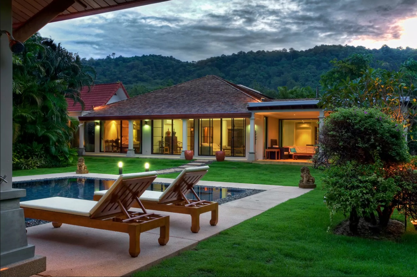 Trees and lots of trees.